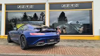 AERO Dynamics Heckflügel GTR Design Carbon TÜV für AMG GT GTS GTC Coupe wing Spoiler Umbau Carporn