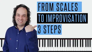 From scales to improvisation in 3 steps