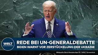 JOE BIDEN: Klare Botschaft zum Ukraine-Krieg! US-Präsident richtet ein Appel an alle UN-Staaten