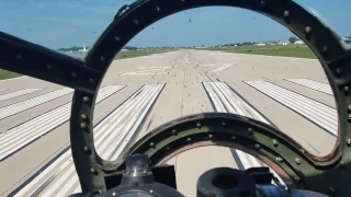 B-29 Superfortress 'Fifi' - Takeoff from Bombadier seat at Oshkosh, WI (KOSH)