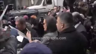 Angelina Jolie - SIGNING AUTOGRAPHS at Press Conference in NYC