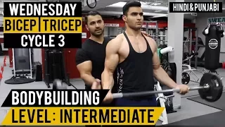 High Rep BICEP/TRICEP Routine! Cycle 3 (Hindi / Punjabi)