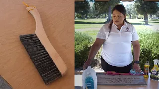 Bronze Memorial Marker Cleaning