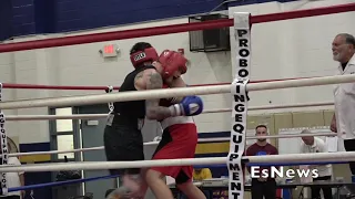 Who Won This Fight Amateur Go At It At WBC Green Belt Challenge EsNews Boxing