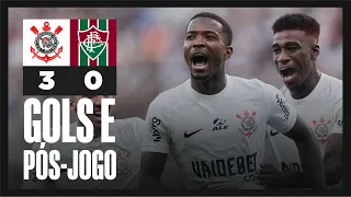 Gols + Pós-jogo | Corinthians 3 x 0 Fluminense | Brasileirão 2024