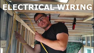 Wire electrical jobs so fun!? | Cargo Trailer Conversion | Episode 3