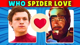 Match superhero Love 👩‍❤️‍💋‍👨 ❤️ | Avengers quiz | Guess the Superhero