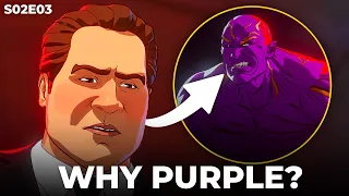 Marvel's What If S02E03 Breakdown - Why Is Happy Hogan's Hulk Purple?