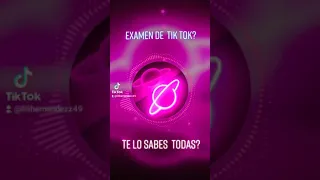 examen de tik Tok check ✌🏻😁😎💃🏻🕺🏻🎶👄🎶x3