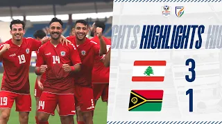 Lebanon 3-1 Vanuatu | Hero Intercontinental Cup 2023 | Full Highlights