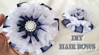 И СНОВА школьные БАНТИКИ ✨️✨️ DIY HAIR BOWS 💫 #бантикиизлент