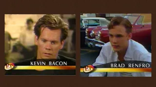 Kevin Bacon & Brad Renfro talk Sleepers movie and Brad Pitt - ET Interview 1996