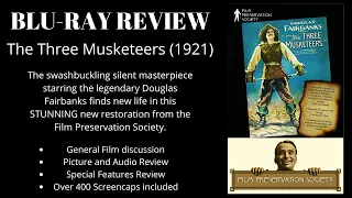 The Three Musketeers (1921) Film Preservation Society Blu-ray Review