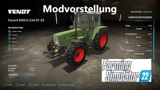 PC-LS22#Modvorstellung#Fendt Favorit 600 SL/LS/LSA ! G-Portal !