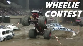 Monster Truck Wheelie Contest in Billings, MT - March 2015