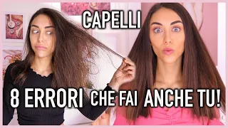 8 CONSIGLI PER TRASFORMARE I CAPELLI DA SECCHI E ROVINATI a LISCI E BELLISSIMI!!