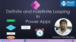 Definite and Indefinite Looping in PowerApps