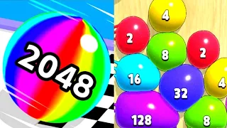 Ball Run 2048 Vs Blob Merge 3D Android,iOS Gameplay Walkthrough (Part 31)