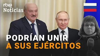 RUSIA: PUTIN y LUKASHENKO estrecharán más lazos en SEGURIDAD, COOPERACIÓN MILITAR y ECONOMÍA | RTVE