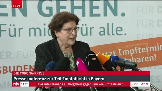 LIVE: Bayerns Gesundheitsminister Holetschek informiert über einrichtungsbezogene Impfpflicht