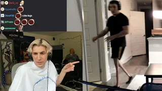 xQc shocked by Train's Chicken Legs