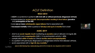 ISG MASTERCLASS i: (9) Management of ACLF