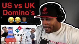 US vs UK Domino's | Food Wars | REACTION !!!!