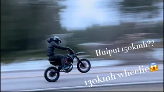 100cc2fast huiput ja 130kmh wheelie