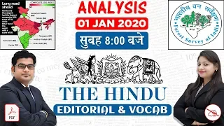 The Hindu Editorial Analysis | By Ankit Mahendras & Yashi Mahendras | 1 JAN 2020 | 8:00 AM