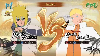 HOKAGE MINATO VS HOKAGE NARUTO - Naruto x Boruto: Ultimate Ninja Storm Connections