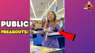 Angry Woman Causes a Scene In Walmart | Best Public Freakouts