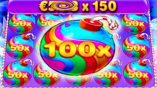 Sweet Bonanza 🍭 Non stop Bonus Buys Can we get a Big Win on this?100X + 50X In One Spin‼️