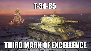 T-34-85 Third Mark of Excellence ll Wot Console