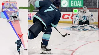 NHL 23 how to aim shots