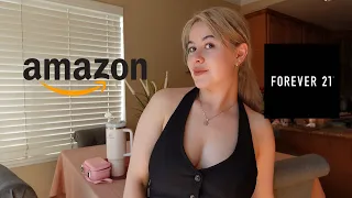 UNBOX WITH ME FOREVER 21 + AMAZON