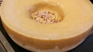 Pasta alla ruota (cheese wheel pasta) 🧀