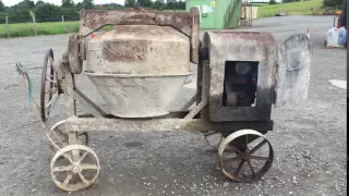 BENFORD WARWICK LARGE SITE MIXER C/W LISTER DIESEL ENGINE