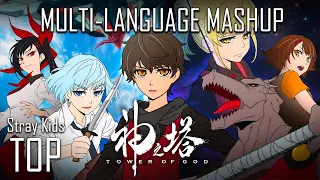 Stray Kids - TOP - Multi-Language Mashup [Japanese, Korean, English Vers] | Tower of God Opening