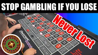 If you lose at this Roulette System Quit Gambling