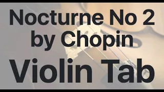 Learn Nocturne No 2 by Chopin on Violin - How to Play Tutorial