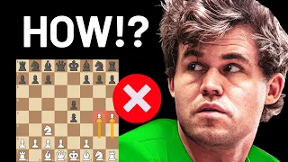 Carlsen Breaks Every Rule Then Wins In 22 Moves