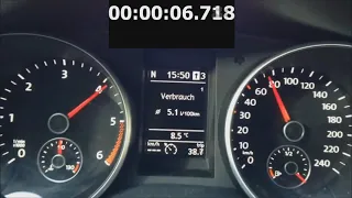 VW GOLF 6 1.6 TDi VS AUDI A3 1.9 TDi 0-100 acceleration test