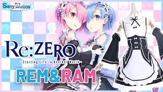 【SanyMuCos】Re Zero Ram/Rem Cosplay Costume Premium Edition Detail Show