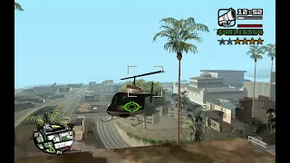 Raging CJ Rampage Obliterating Police Helicopters in GTA San Andreas!