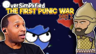 OverSimplified - The First Punic War(Part 2) REACTION | DaVinci REACTS