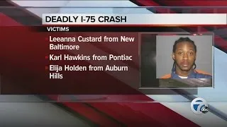 Victims identified in I-75 fatal crash