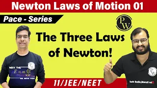Newton Laws of Motion 01 | First ,Second,& Third Laws of Motion  | Inertia | Class 11 | JEE | NEET |
