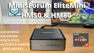 A high performing home or work Mini PC - MinisForum HM50 and HM80 review with benchmarks