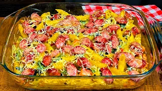 This is how you can make the most delicious pasta dish, weekend! Incredibly delicious! It's so easy!