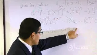 Ecuaciones Matriciales 2 - Álgebra lineal y Geometría Analítica - #UCSPTutoriales